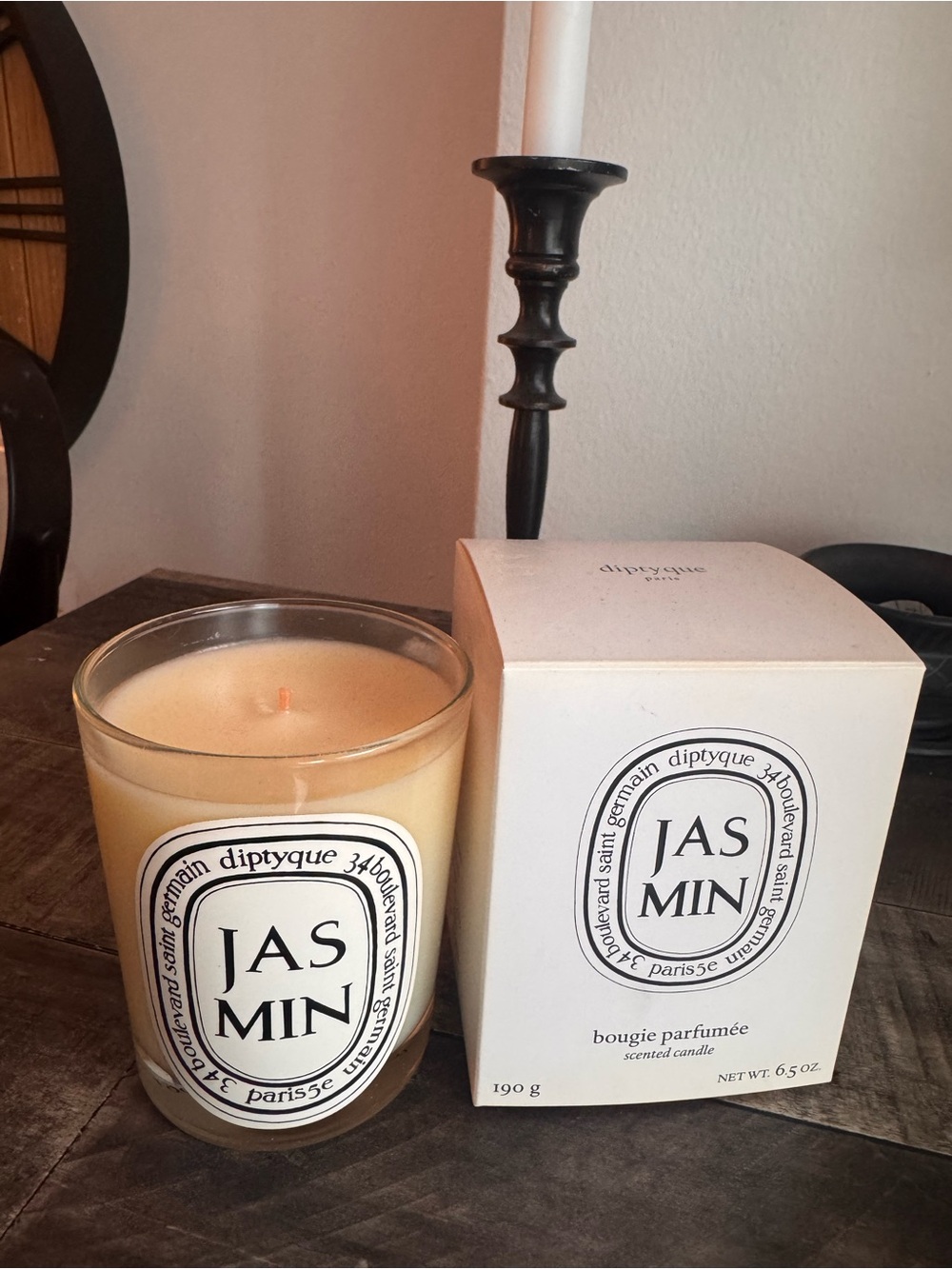 Diptyque Jasmine (Jasmin) Scented Candle 190g / 6.5 oz - New in Box